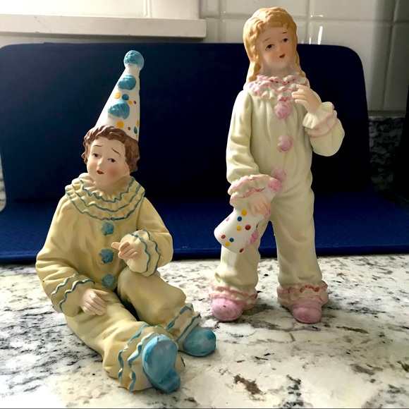 VTG  “Milano Porcelain Clowns” - Picture 1 of 8